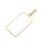 14K Yellow Gold Bezel for 2.5 Gram Credit Suisse Gold Bar – Brand New .45 g 14K