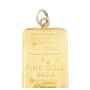 Credit Suisse 5 Gram Gold Bar Pendant 999.9 Fine Serial #128529 Soldered Bail