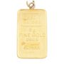 Credit Suisse 5 Gram Gold Bar Pendant 999.9 Fine Serial #128529 Soldered Bail