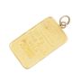 Credit Suisse 5 Gram Gold Bar Pendant 999.9 Fine Serial #128529 Soldered Bail