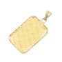 Johnson Matthey 1 Gram JM Gold Bar Pendant 9999 Fine Serial #07332 14K Yellow Gold Bezel & Bail 