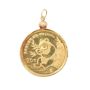 1991 1/4 oz Gold Panda Coin Pendant – Large Date – .999 Fine 14K Gold Bezel – 8.364g Total