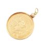 1991 1/4 oz Gold Panda Coin Pendant – Large Date – .999 Fine 14K Gold Bezel – 8.364g Total