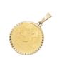 1989 1/10 oz Gold Panda Coin Pendant – .999 Fine – 14K Gold Bezel – 3.704g Total