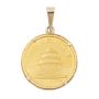 1989 1/10 oz Gold Panda Coin Pendant – .999 Fine – 14K Gold Bezel – 3.704g Total