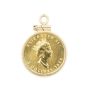 1990 1/10 oz Gold Canadian Maple Leaf Coin Pendant – .9999 Fine  14K Gold Bezel – 3.937g Total