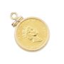 1990 1/10 oz Gold Canadian Maple Leaf Coin Pendant – .9999 Fine  14K Gold Bezel – 3.937g Total