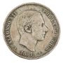 1881 Philipine Spain 50 centavos silver coin nice VF