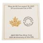 2023 Canada Maple Leaf 35th Anniversary 5oz Silver Coin – Low Serial #003/2000 