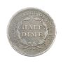 1859 seated liberty Half Dime nice VF+