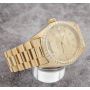 Rolex President Day-Date 18038 18K Yellow Gold Diamond Dial & Bezel Mens Watch