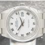 Rolex Datejust 36 126200 2021 White Dial Roman Numerals Stainless Steel Watch