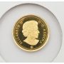 2010 Canada Gold Caribou 25 Cent Coin .9999 Pure 0.5g 