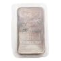 Johnson Matthey 5 oz Silver Bar Sealed .999 Fine Blank Reverse Serial #014740 Vintage JM