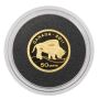 2011 Canada Gold Wood Bison 50 Cent Coin .9999 Pure 1.27g Proof
