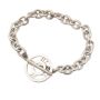 Tiffany & Co. Atlas Sterling Silver Toggle Bracelet 7.5