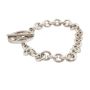Tiffany & Co. Atlas Sterling Silver Toggle Bracelet 7.5
