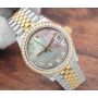 Rolex Datejust 31 278383RBR 18K/SS Black MOP Diamond Bezel Jubilee Ladies Watch