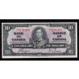 1937 Canada $10 banknote Coyne Towers E/T 9216469 EF+