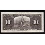 1937 Canada $10 banknote Coyne Towers K/T 4463502 nice UNC+
