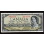 1954 Canada $20 devils face banknote Beattie Coyne C/E 0012752 VF