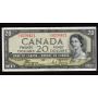 1954 Canada $20 devils face banknote Coyne Towers A/E 6238421 VF/EF