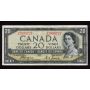 1954 Canada $20 devils face banknote Coyne Towers A/E 2895727 nice VF