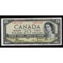 1954 Canada $20 devils face banknote Coyne Towers A/E 4677227 VF