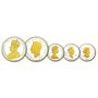 2018 Canadian Legacy of the Dime Fine Silver & Gold-plated 5-Coin Set