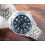 Omega Seamaster Mid Size 36mm Blue Dial 2551.80.00 James Bond Mens Watch