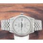 Rolex Datejust 16014 Silver Linen Dial 36mm Stainless Steel Jubilee Mens Watch