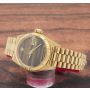 Rolex Datejust 6917 President 18K Tigers Eye Dial Oyster Perpetual Ladies Watch