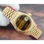 Rolex Datejust 6917 President 18K Tigers Eye Dial Oyster Perpetual Ladies Watch