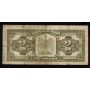 1923 Canada $2 banknote Campbell Sellar G-2 blue seal #R-752710 VG/F