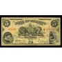 1935 Bank of Toronto $5 banknote A SN 076221 VF