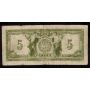 1917 Canadian Bank of Commerce $5 note large Logan B384172 VG/F