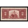 1937 Canada $2 banknote Gordon Towers M/B 7166944 nice VF+
