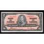 1937 Canada $2 banknote Coyne Towers L/R 5643657 nice EF EPQ