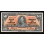 1937 Canada $50 banknote Coyne Towers B/H 4837707 nice EF/AU EPQ