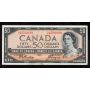 1954 Canada $50 devils face banknote Beattie Coyne A/H 4709098 a/EF