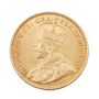 1912 Canada $5 gold coin very nice EF+