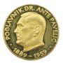 1969 Croatia Gold 250 Kuna Coin – 10th Anniversary of the Death of Dr. Ante Pavelić
