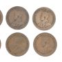 8 x Canada key date cents 1922 1923 1924 1925 1926 1927 1930 1931 VG