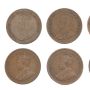 1922 1923 1924 1925 1926 1927 1930 1931 Canada 8x key date cents VG