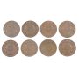 Canada 8 x key date cents 1922 1923 1924 1925 1926 1927 1930 1931 VG