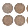 Canada 8 x key date cents 1922 1923 1924 1925 1926 1927 1930 1931 VG