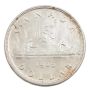 1946 Canada silver dollar AU small rim nick