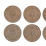 Canada 8 x key date cents 1922 1923 1924 1925 1926 1927 1930 1931 VG