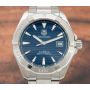 Tag Heuer Aquaracer Caliber 5 WAY2112-0 Stainless Blue Dial Automatic Mens Watch