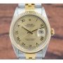 Rolex Datejust 16234 Two-Tone 18K & Stainless Automatic Mens Watch 